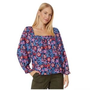 Vineyard Vines Multicolor Floral Blouse